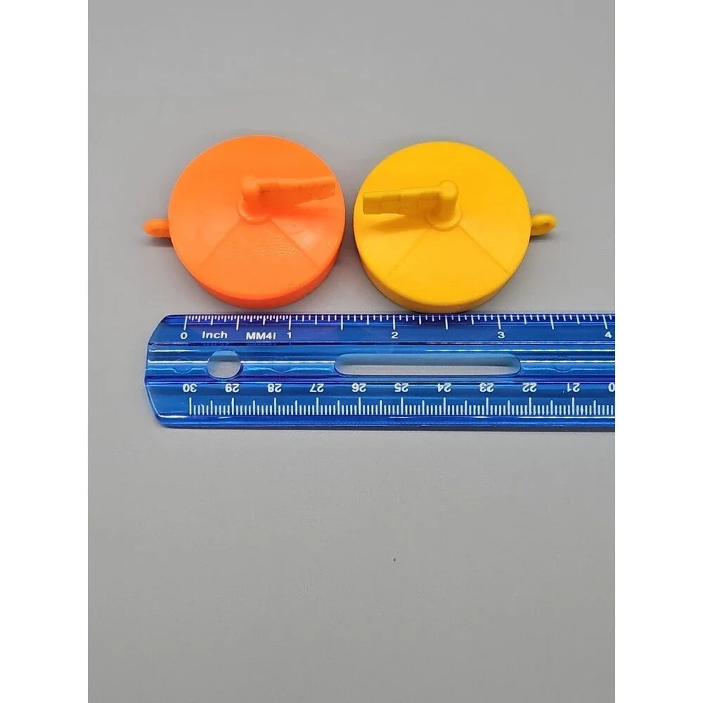 Fisher Price Adventure People 1981  Buoy & Scuba Orange Yellow lot of 4